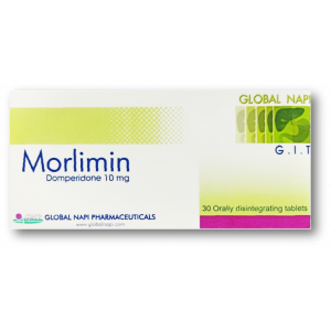 MORLIMIN 10 MG ( DOMPERIDONE ) 30 ORALLY DISINTEGRATING TABLETS